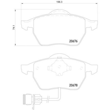 Pagid Brakes Disc Brake Pad, 355007461 355007461